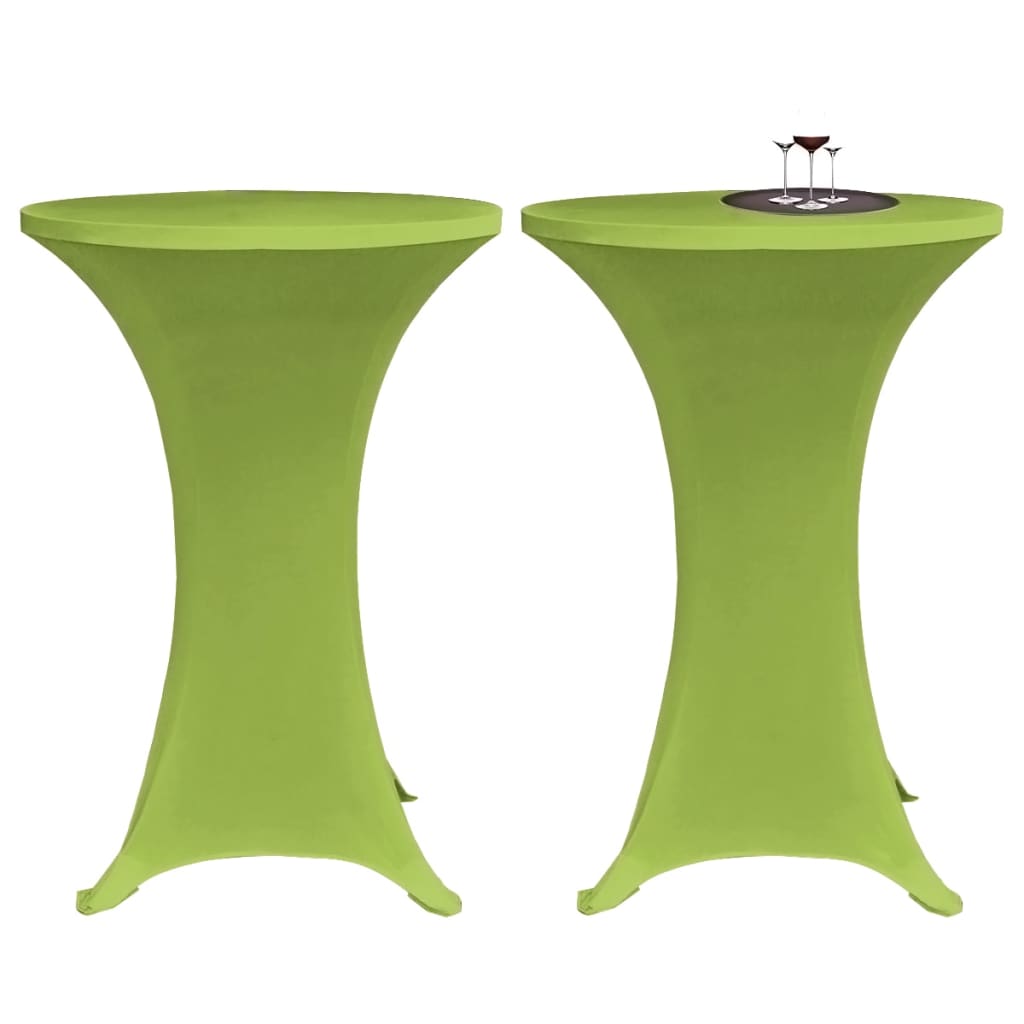table cover stretch cover 2 pieces 80 cm anthracite