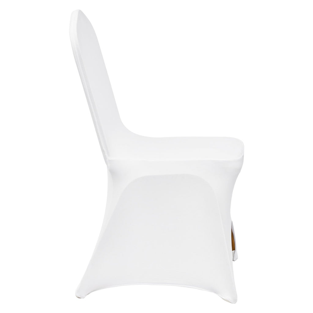 Stretch Spandex Folding Chair Covers, Universal Fitted Arched Front Cover, Removable Washable Protective Slipcovers, For Wedding, Holiday, Banquet, Party, Celebration, Dining