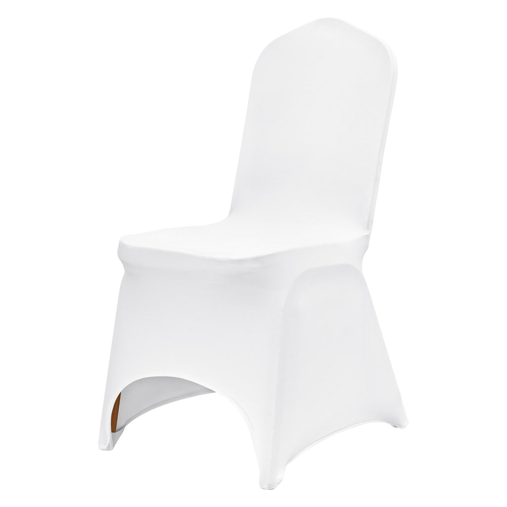 Stretch Spandex Folding Chair Covers, Universal Fitted Arched Front Cover, Removable Washable Protective Slipcovers, For Wedding, Holiday, Banquet, Party, Celebration, Dining