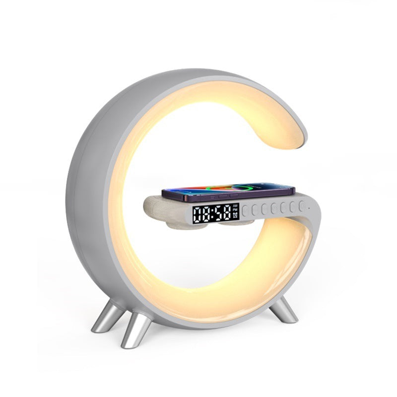 Lampe LED Design G - Ambiance Moderne & Recharge sans fil (Bluetooth)