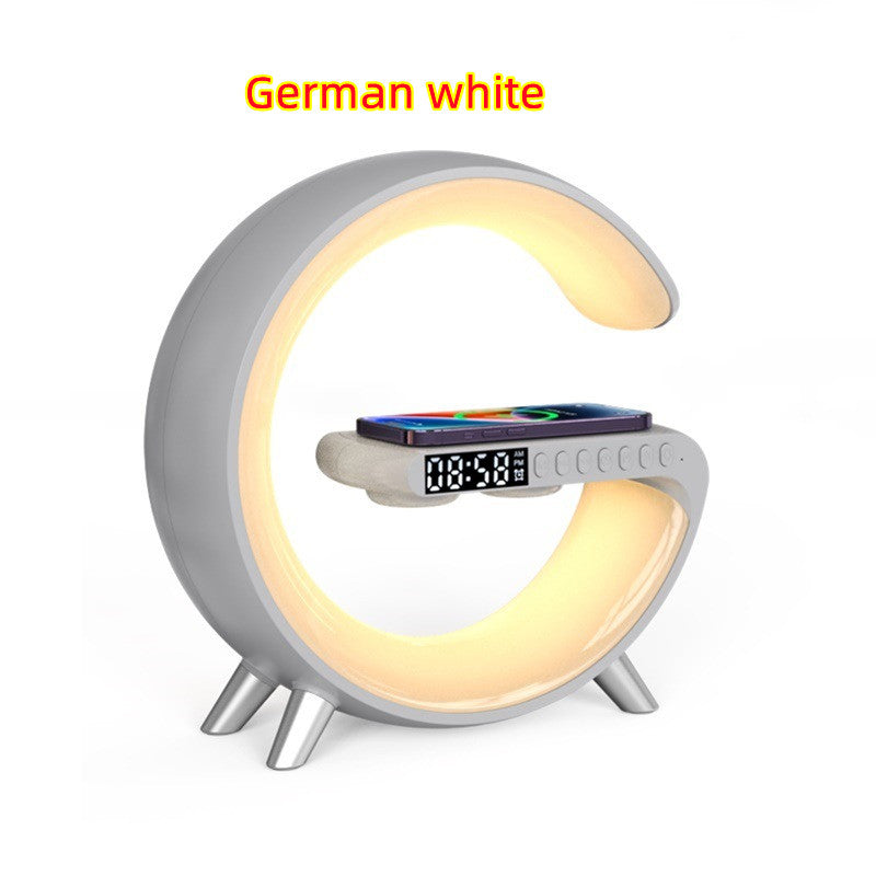 Lampe LED Design G - Ambiance Moderne & Recharge sans fil (Bluetooth)