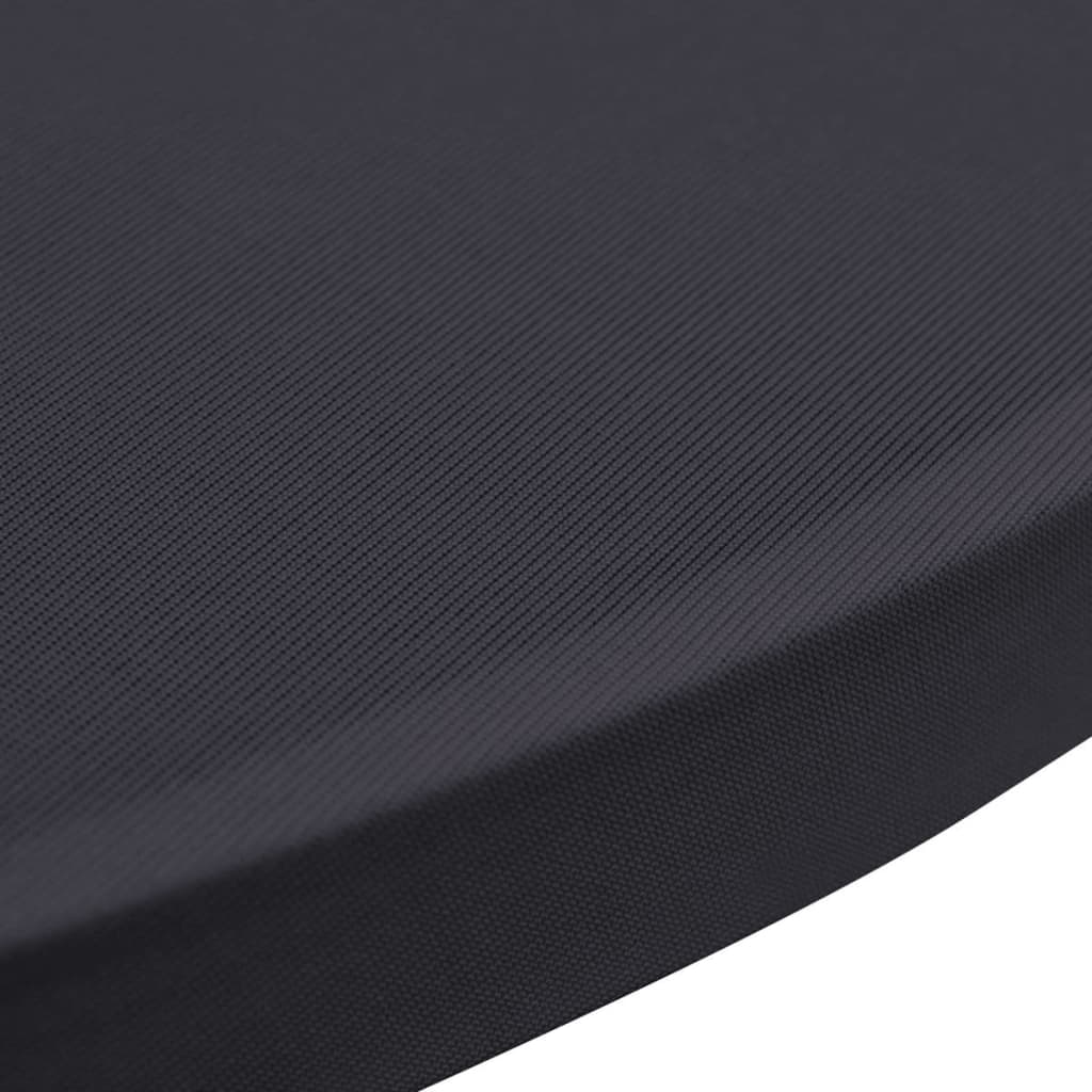 table cover stretch cover 2 pieces 80 cm anthracite