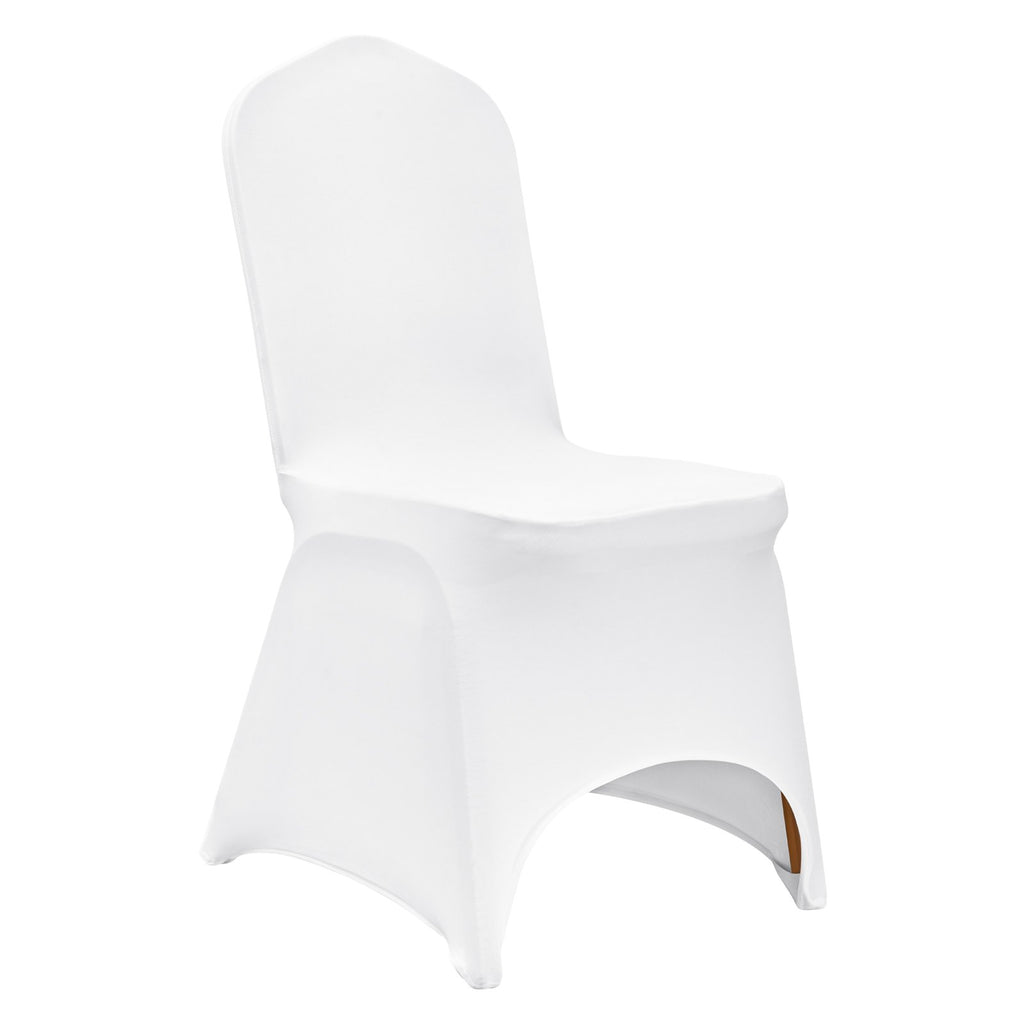 Stretch Spandex Folding Chair Covers, Universal Fitted Arched Front Cover, Removable Washable Protective Slipcovers, For Wedding, Holiday, Banquet, Party, Celebration, Dining