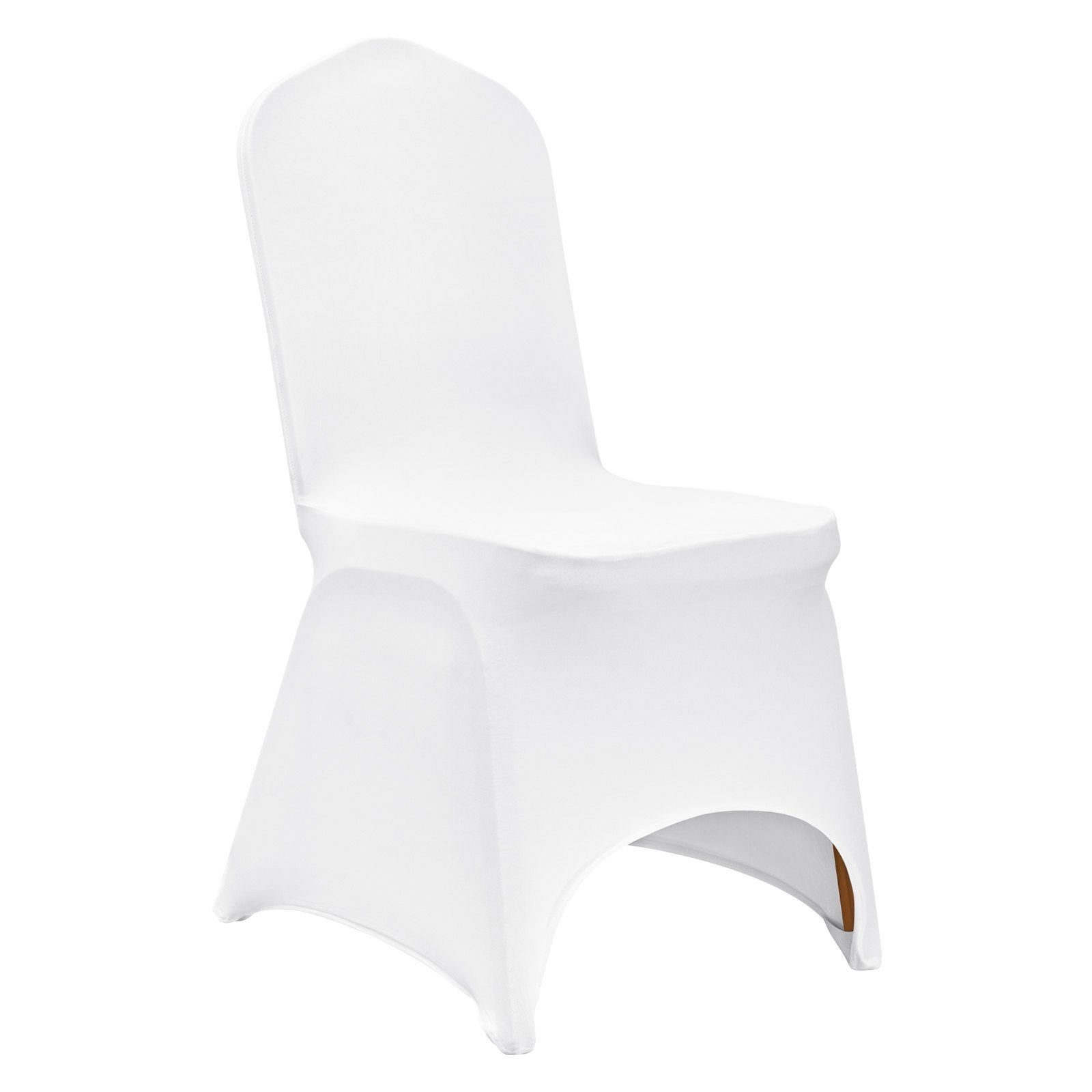 Stretch Spandex Folding Chair Covers, Universal Fitted Arched Front Cover, Removable Washable Protective Slipcovers, For Wedding, Holiday, Banquet, Party, Celebration, Dining